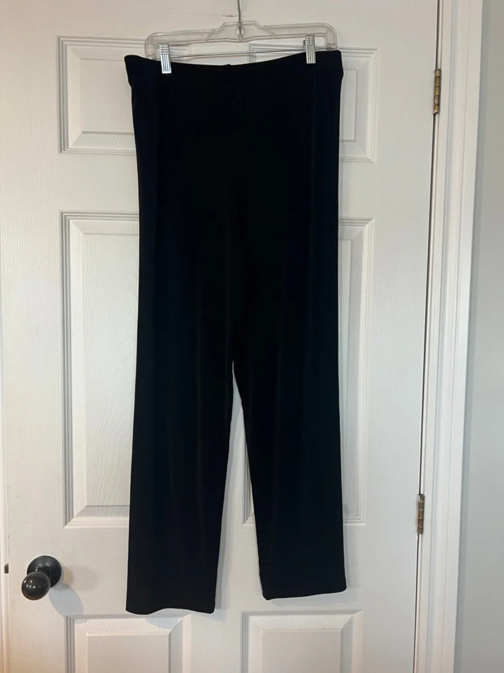 NWT - Kim & Co Black Straight-Leg Women's Pants - Picture 4 of 4